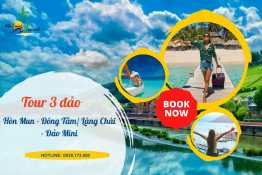 Tour 3 đảo Hòn Mun - Đông Tằm/ Làng Chài - Đảo Mini Beach